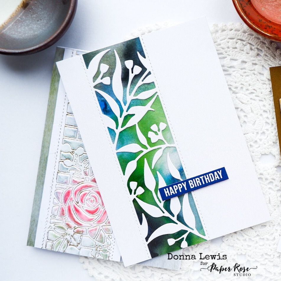 four ways to use border dies – Donna is Playing Paper